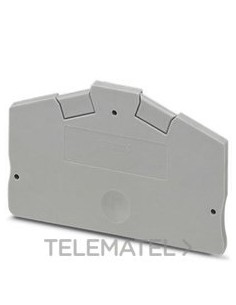 TAPA FINAL D-PTS1,5/S 50,7X2,2X37mm GY