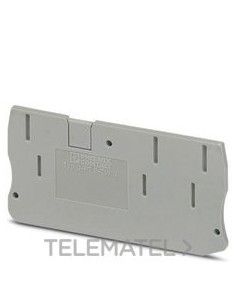 TAPA FINAL D-PT6-TWIN 72,4X2,2mm GY