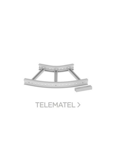 CV.PNA.45º 85x600 R300 U23X GR RAL7035