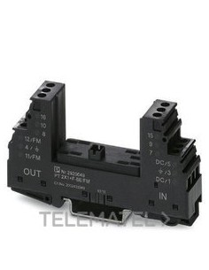 PROTECCIÓN ENCHUFABLE PT 2X1+F-BE