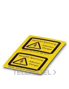 PLACA DE AVISO WS-2K