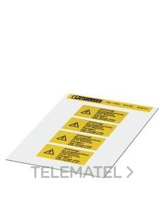 PLACA DE AVISO PML-W301 (52X26)