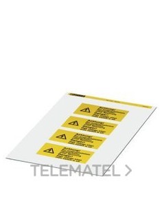 PLACA DE AVISO PML-W301 (105X52)