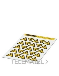 PLACA DE AVISO PML-W101 ((25X25)