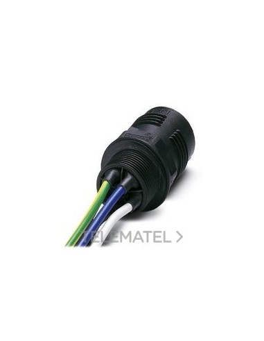 PASAMUROS QPD W 4PE2,5 M25 0,5 BK