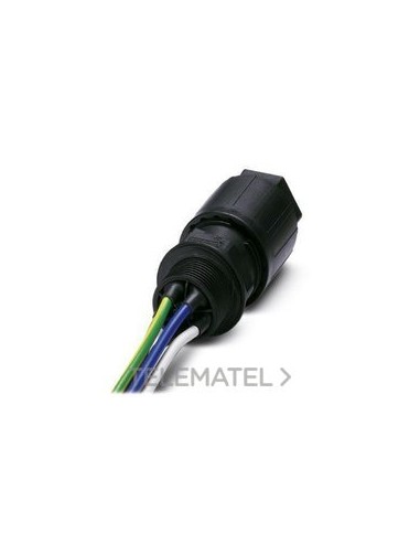 PASAMUROS QPD W 4PE2,5 9-16 M25 0,5 BK