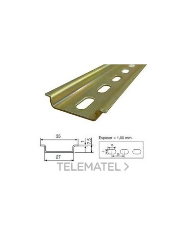 PERFIL OMEGA PERF.2m ESP.1,00mm ZN.