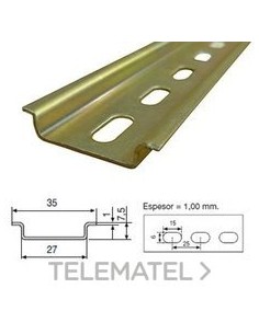 PERFIL OMEGA PERF.2m ESP.1,00mm BICROM.