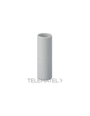 MANGUITO UNIÓN TUBO PVC M20 IP40 GRIS