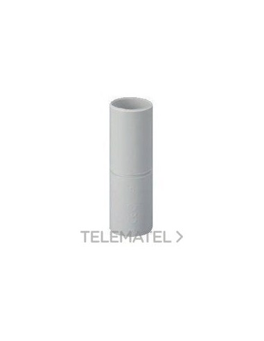 MANGUITO UNIÓN TUBO PVC M63 IP40 GRIS