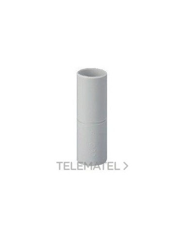 MANGUITO UNIÓN TUBO PVC M25 IP40 GRIS
