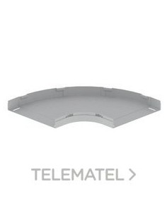 CURVA PLANA 90º 60x400 U23X GRIS RAL7035