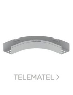 CURVA PLANA 90º 60x75 U23X GRIS RAL7035