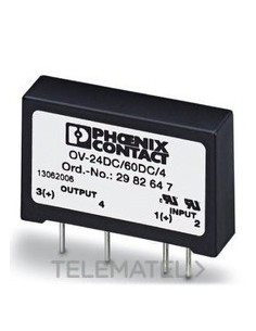 OPTOACOPLADOR ENCHUFABLE OV-24DC/60DC/4