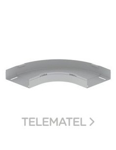 CURVA PLANA 90º 60x200 U23X GRIS RAL7035