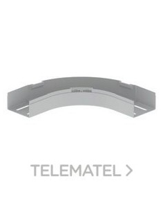 CURVA PLANA 90º 60x100 U23X GRIS RAL7035