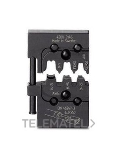 MATRIZ RPUT.CRIMPFOX-M SC 6-FL/DIE