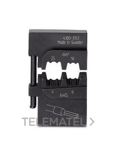 MATRIZ RPUT.CRIMPFOX-M 25/DIE P/PUNT.