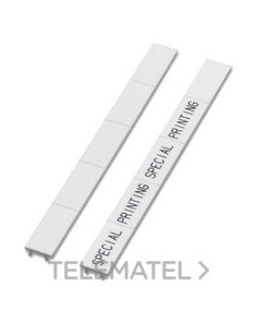 TIRA ZACK RÓTULOS SS-ZB WH CUS CONTACTOR