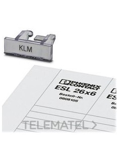 SOP.P/SEÑALIZ.REGL.BORNES KLM+ESL 26X6