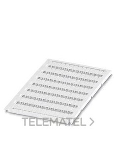 MARCADOR PARA BORNES UC3-TM 5 EN BLANCO