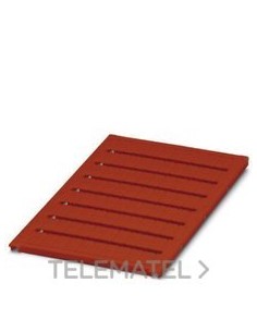 MARCADOR PARA BORNES UC-TM 6 RD EN ROJO