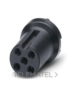 HEMBRA DE MONTAJE SACC-CI-M12FS-5CON