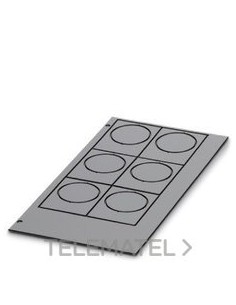 RÓTULO PLAST.AGUJ.EMLP32(38X14)SR CUS