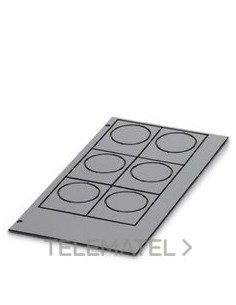 RÓTULO PLAST.AGUJ.EMLP(24(30X12)SR CUS