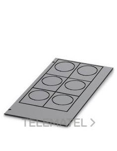 RÓTULO PLAST.AGUJ.EMLP(32(38X14)BK