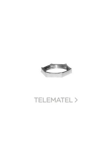 CONTRATUERCA LATÓN NIQUELADO EMC M12x1,5