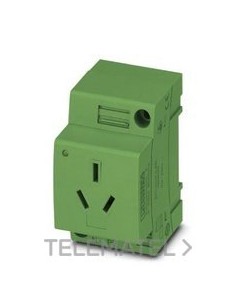 TOMA DE CORRIENTE EO-I/UT/LED/GN VERDE