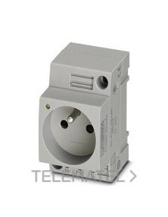 TOMA DE CORRIENTE EO-E/UT/SH/LED GRIS