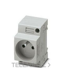 TOMA DE CORRIENTE EO-E/UT/SH GRIS