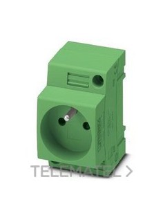 TOMA DE CORRIENTE EO-E/UT/SH/GN VERDE