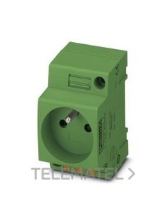 TOMA DE CORRIENTE EO-E/PT/SH/GN VERDE