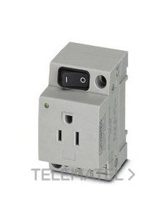 TOMA DE CORRIENTE EO-AB/UT/LED/S/15 GRIS