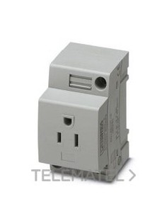 TOMA DE CORRIENTE EO-AB/UT/15 GRIS