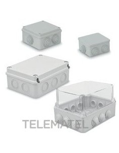 CAJA ETCA.PRETROQ.190x145x80 GR TP.TP