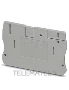 TAPA FINAL D-PT6 57,7X2,2X42mm GY