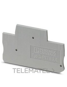 TAPA FINAL D-PITTB 2,5 2,2mm GY