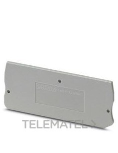 TAPA FINAL D-PIT2,5-TWIN-MT 2,2mm GY