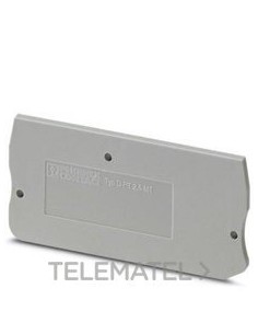 TAPA FINAL D-PIT2,5-MT 2,2mm GY