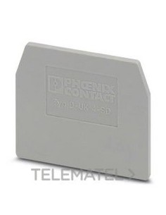 TAPA FINAL 45,5X2,2X36,5mm GY D-UK 4-SD