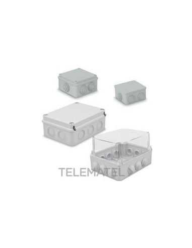 CAJA ETCA.PRETROQ.100x100x50mm GR