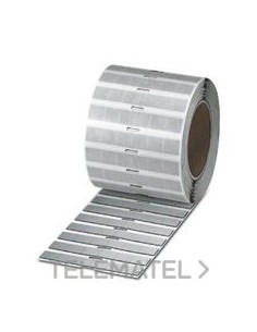 RÓTULO PLAST.EMLP(17,5X15)R SR CUS PTDO.