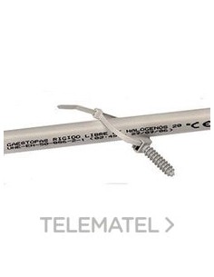 BD.SUJETACABLES(RAL 7035)PA 188x4,8W GR