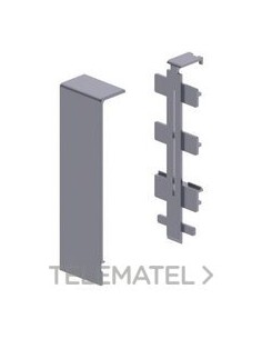 CUBREJUNTAS 16x100 U24X PVC ALUMINIO