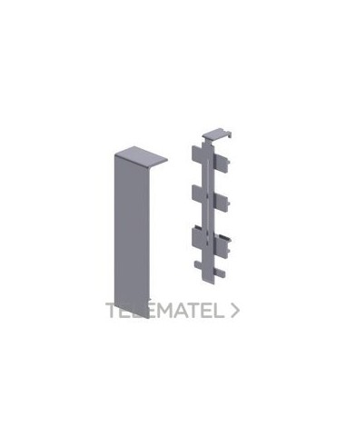 CUBREJUNTAS 16x100 U24X PVC ALUMINIO