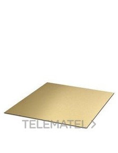 PL.GRAB.GPAL 500X500X1,5 SR/BK/GD APLIC.